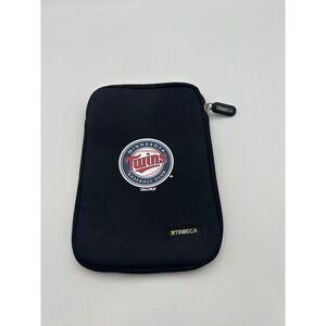 Tribeca Minnesota Twins MLB Neoprene Tech Sleeve Zippered Pouch Black B705